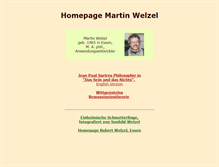 Tablet Screenshot of mwelzel.de